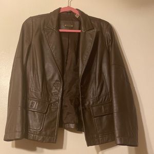 Leather jacket